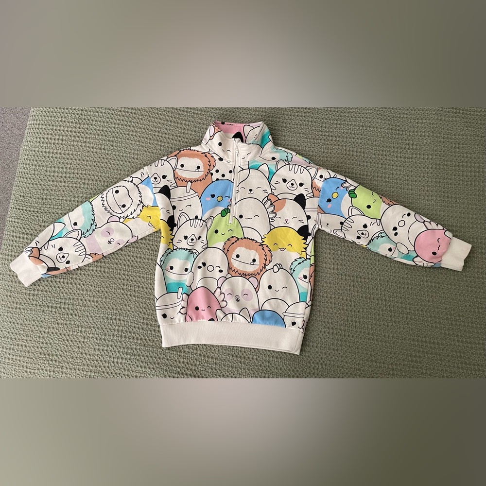 GUC Original Squishmallows x H&M Half-zip sweatshirt size 6x/7